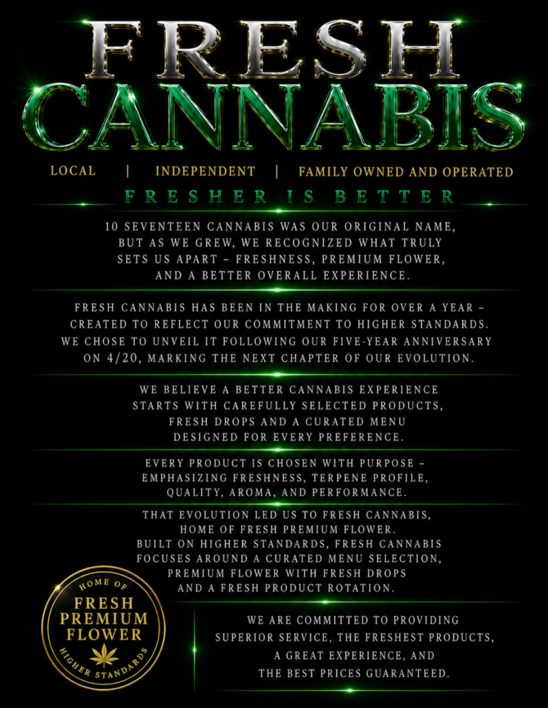 Fresh Cannabis Announcement